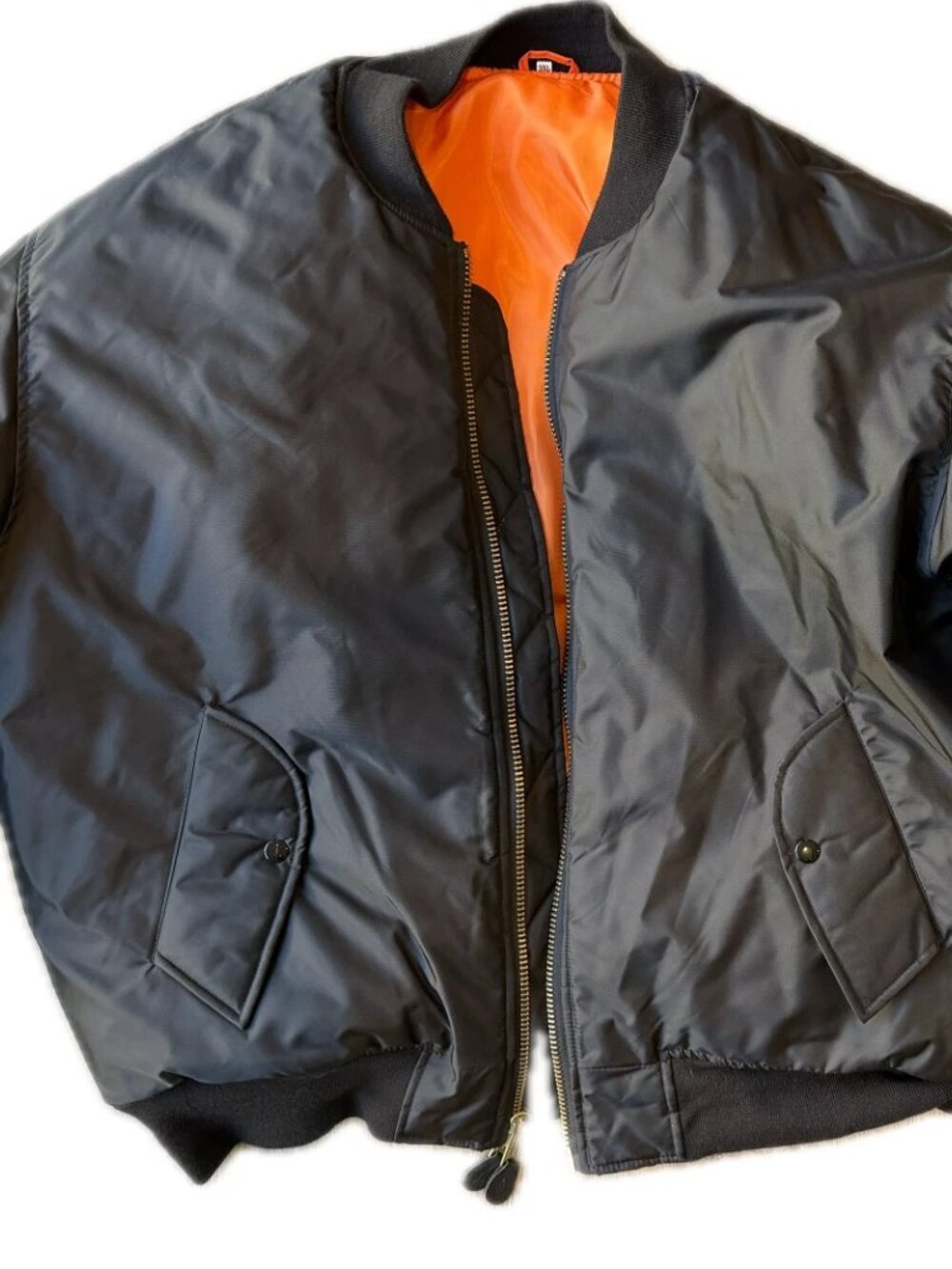 Fox Outdoor MA-1 Flight Jacket Mens 3XL Reversible Bomber - Picture 2 of 14